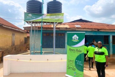 HENRY HOLAS FOUNDATION LAUNCHES FIRST BOREHOLE  PROJECT AT ORILONISE COMMUNITY MOORE, ILE IFE.